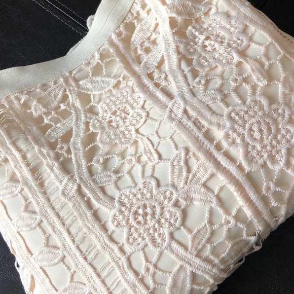 JohnPaulRichard Dresses & Skirts - Clearance 🎉Cream Lace Skirt